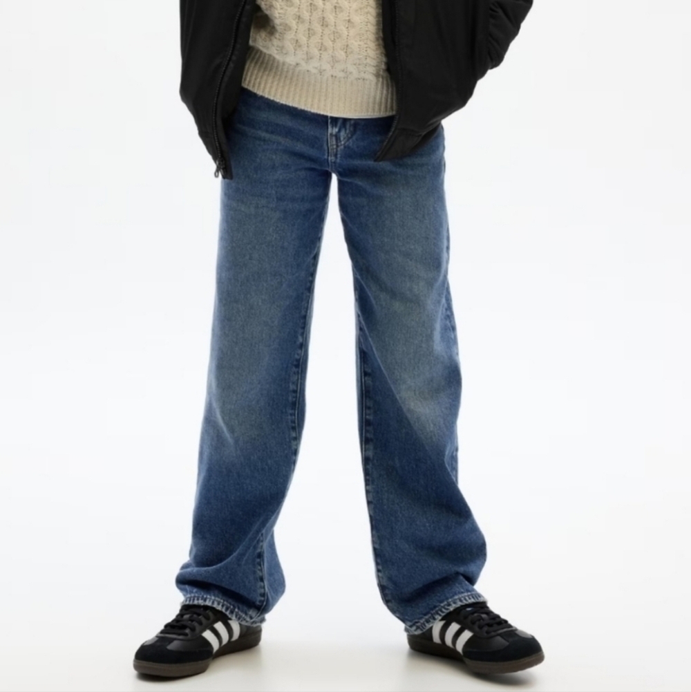 Gap Super Loose Dark Wash Straight Cut Jeans Size Boy's 10